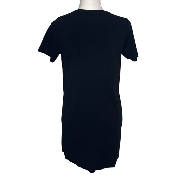 Zara metallic jaguar floral v-neck dress size small - Picture 6 of 10